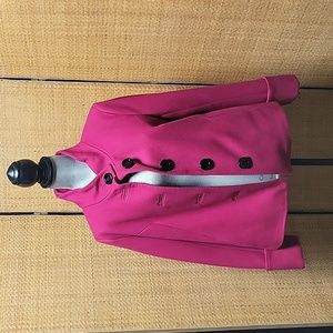 pink pea coat